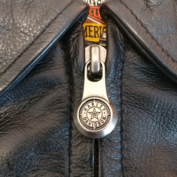 Women's Medium M Harley-Davidson Leather Jacket - Picture 6 of 8